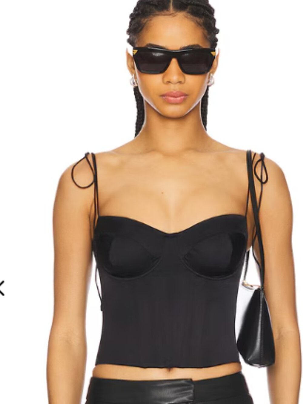 Satin Bustier Top